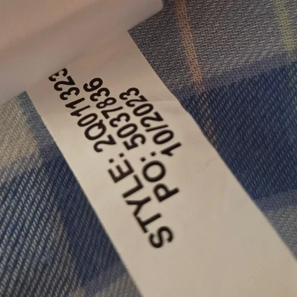 Vineyard Vines Plaid Popover  Dress Womens S Blue Calm Water New [$168 2Q011323 - Picture 5 of 15